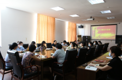 院党委书记熊杰为联系党支部讲授专题党课